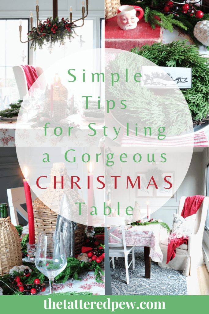 Love a pretty table during the holiday? Enjoy these simple tips for setting a gorgeous Christmas table!