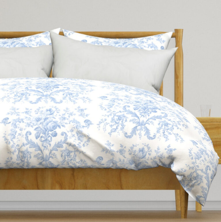 14 Blue and White Floral Duvet Covers » The Tattered Pew