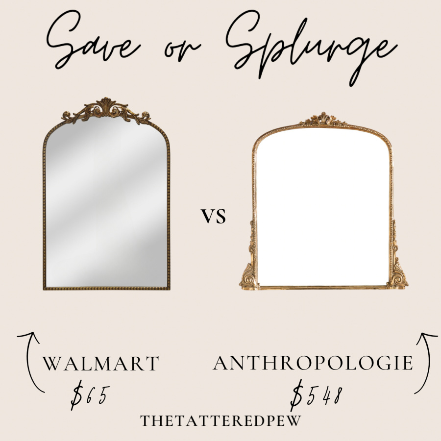 Save or Splurge Mirrors