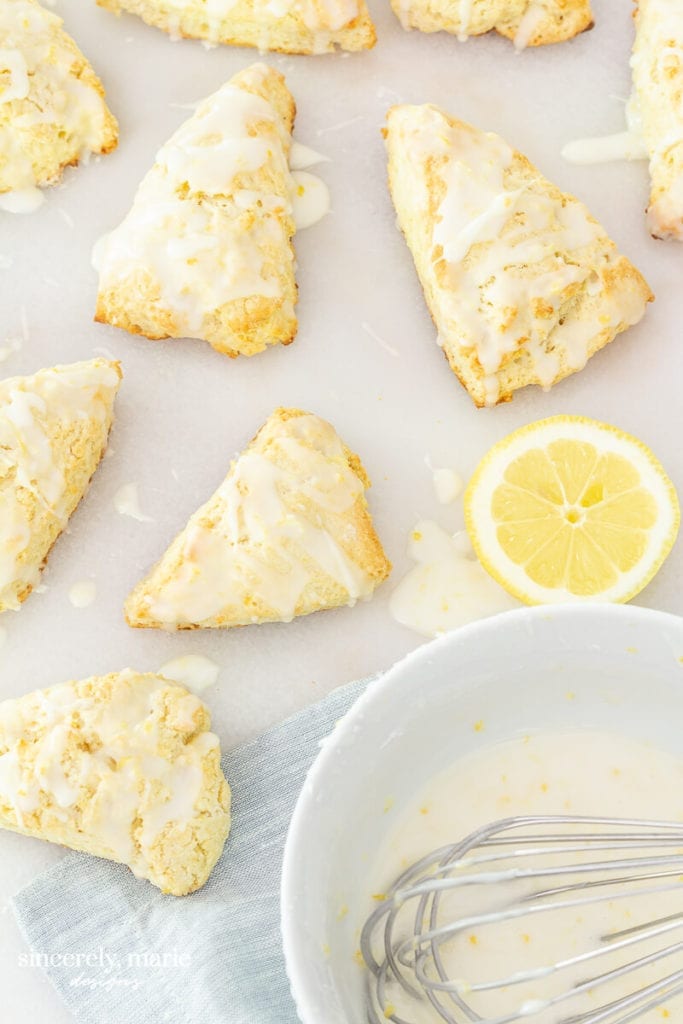 Welcome Home Sunday: Lemon Drop Scones