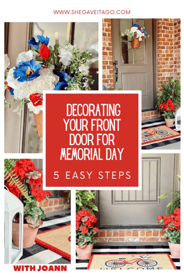 Welcome Home Saturday: Memorial Day Front Door Decorating