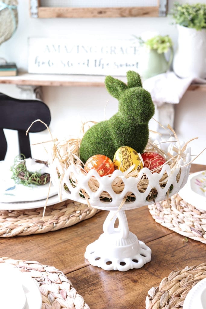 Welcome Home Sunday: Simple Easter breakfast nook.