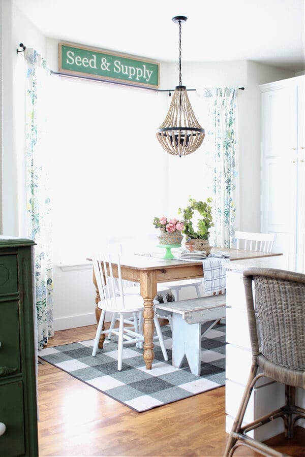 Simple Spring decorating ideas for your kitchen.