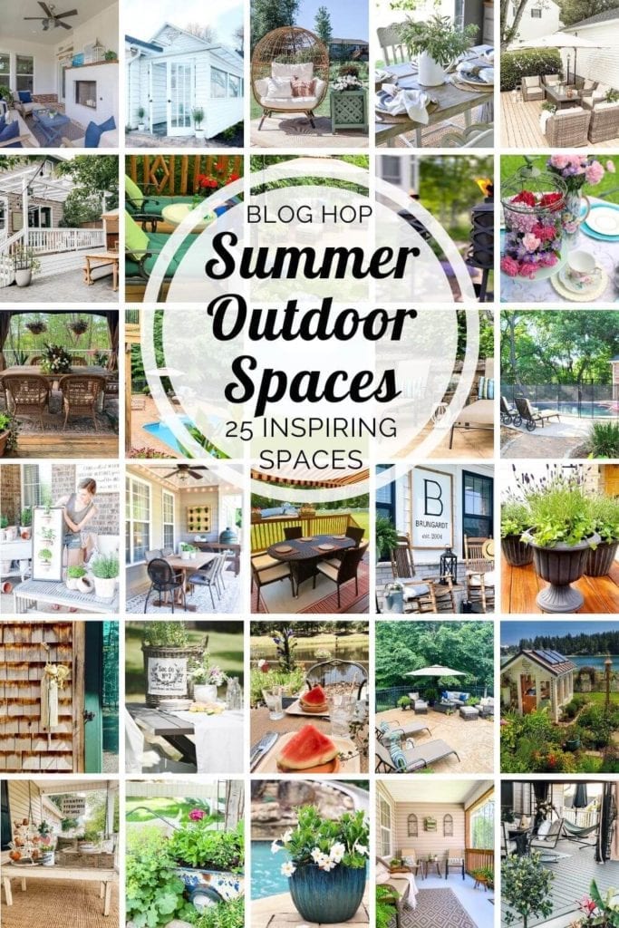 Enjoy 25 outdoor spaces to help you get your outdoor spaces summer ready!