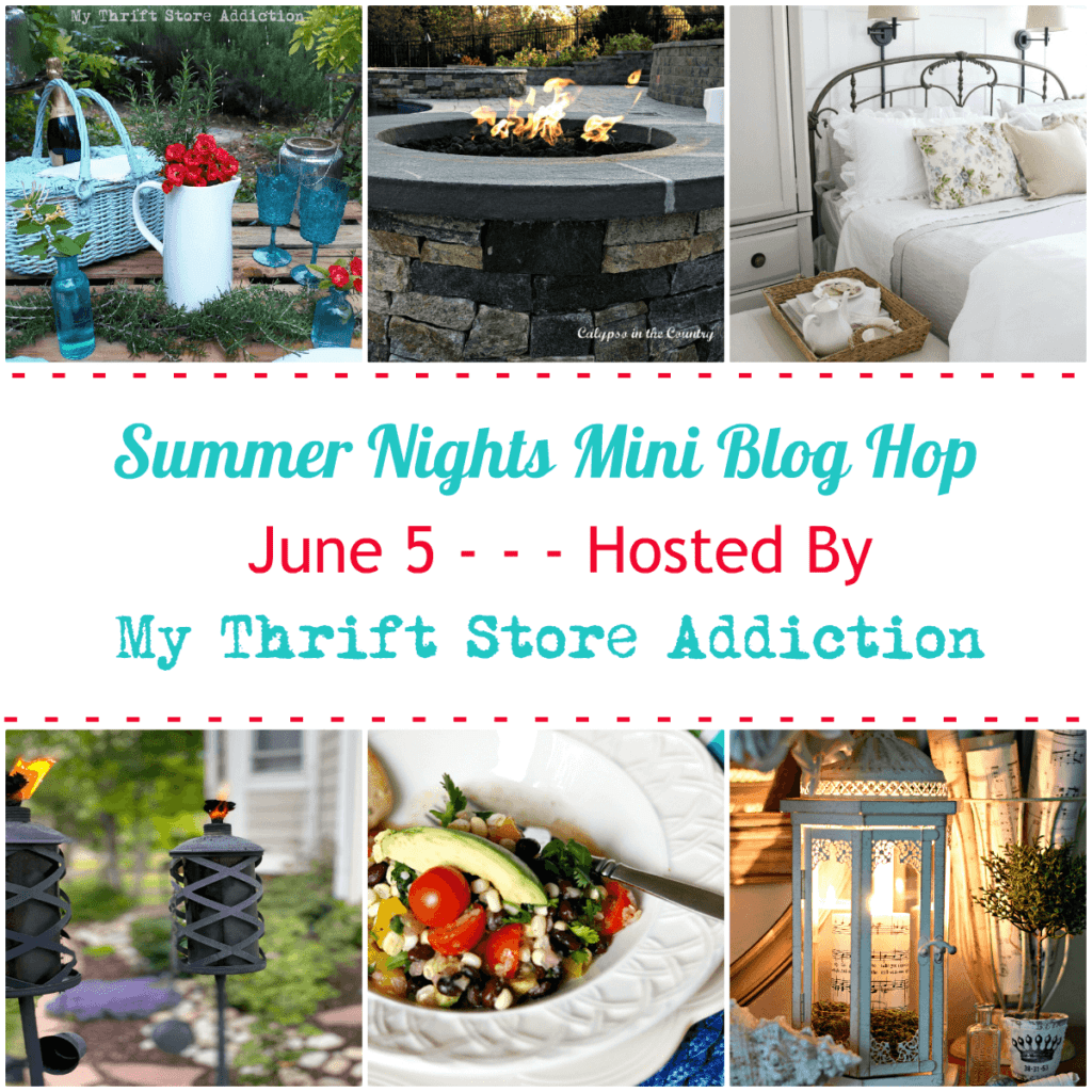 Summer Night Blog Hop full of summer inspiration for your home!