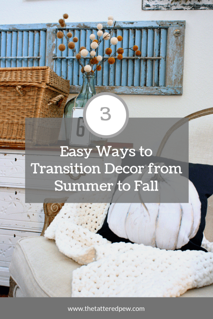 # Easy ways to transition your home decor from Summer to Fall!