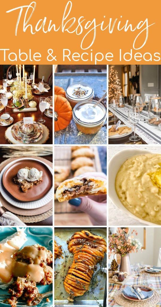 A fun assortment of Thanksgiving ideas including recipes and tablescapes you don't want to miss!