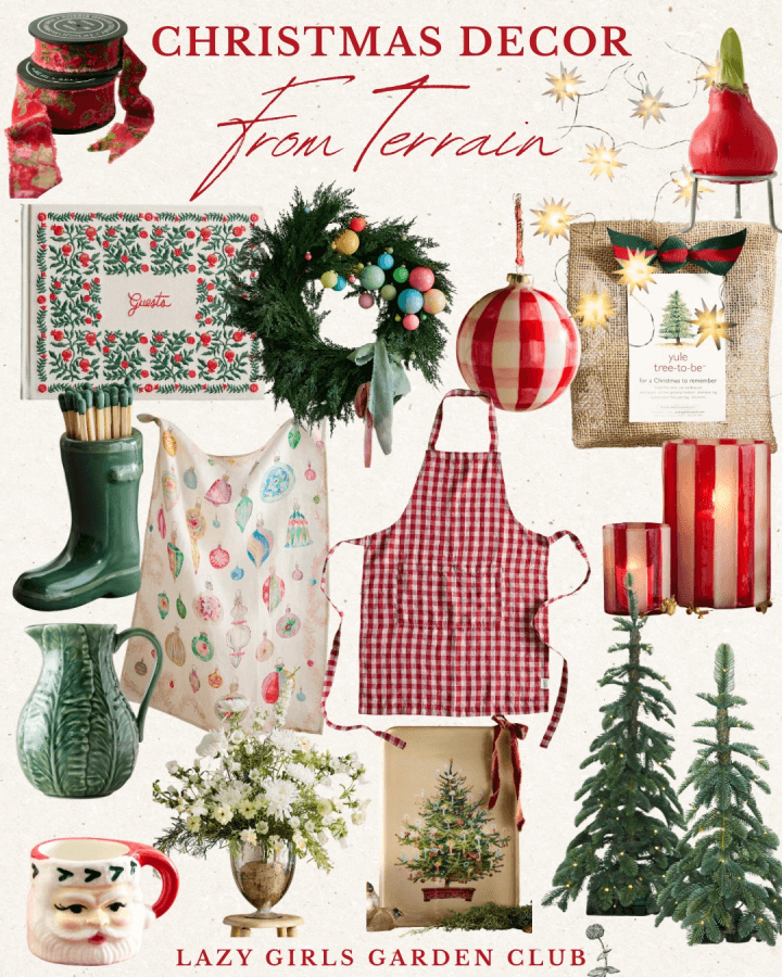 Terrain Christmas Decor Collage