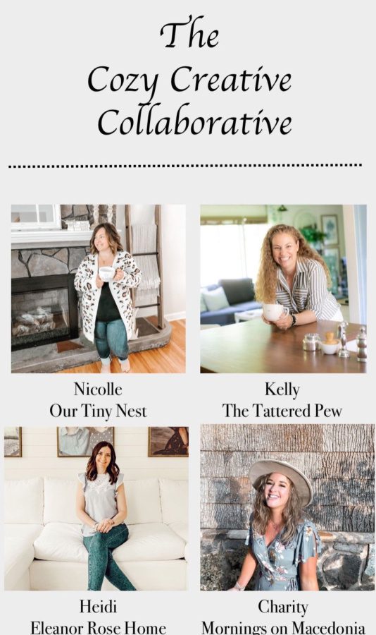 The Cozy Creative Collaborative group of 4 bloggers