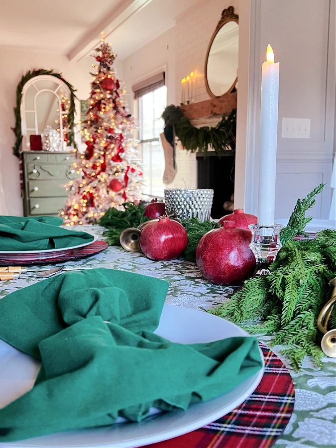 Christmas in our dining room