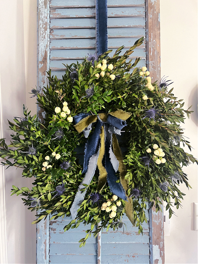 Boxwood Christmas Wreath