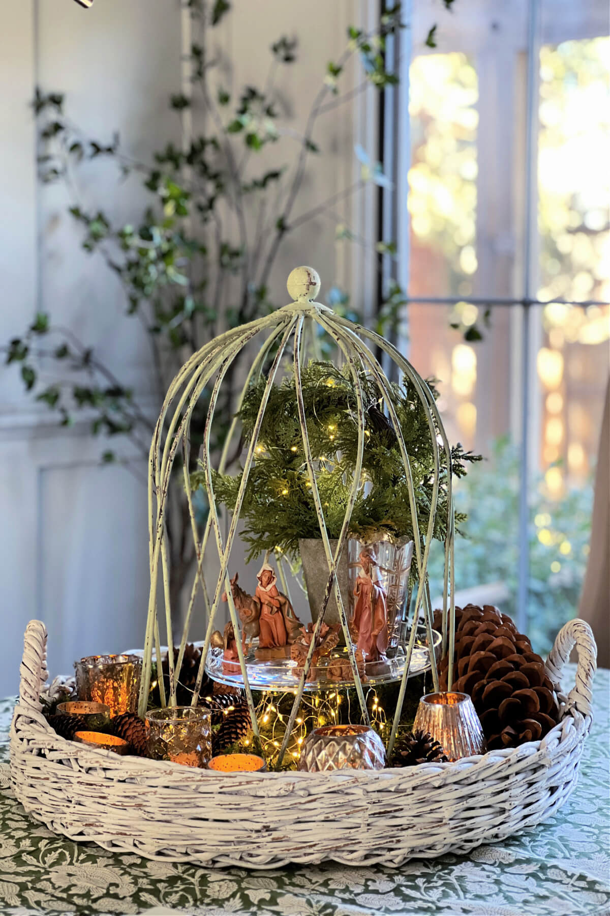 How to Create a Nativity Scene Centerpiece » Beauty with ease in the