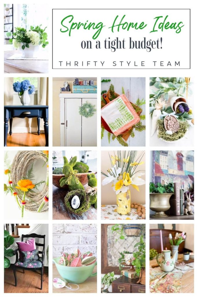 A collection of thrifty, chic an dsimple SPring DIY projects for all styles!