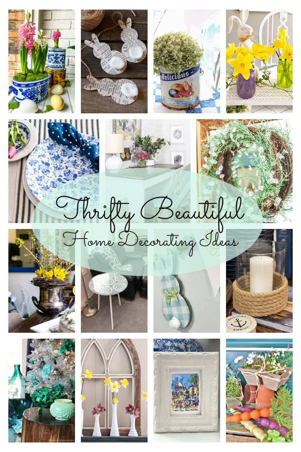 Check out this collection of thrifty and beautiful home decorating ideas!