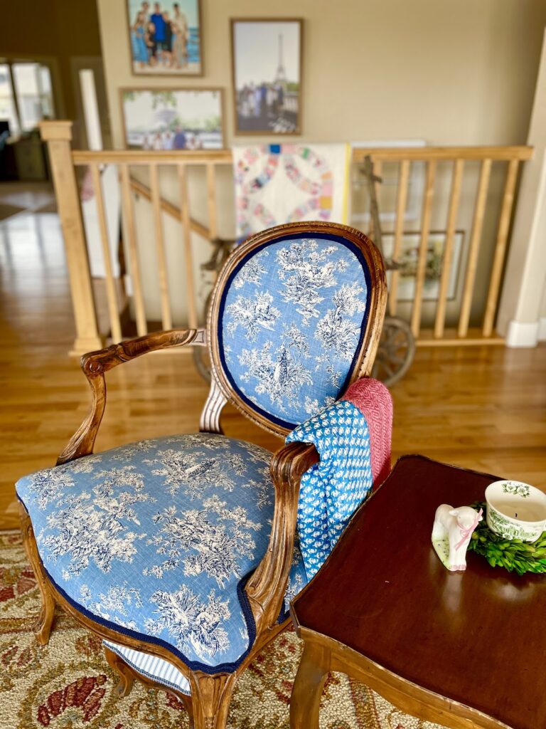 blue chair