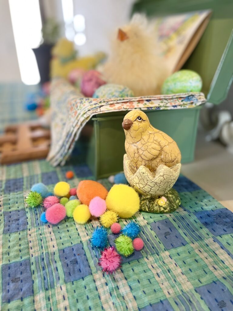 yellow chick close up