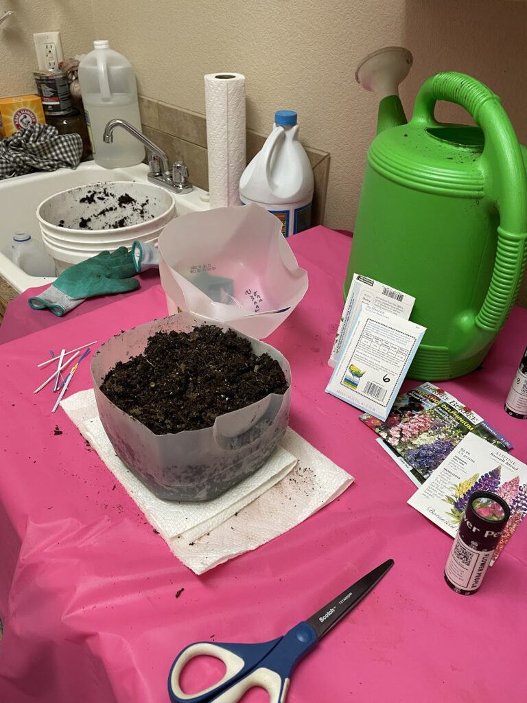 winter sowing planting supplies