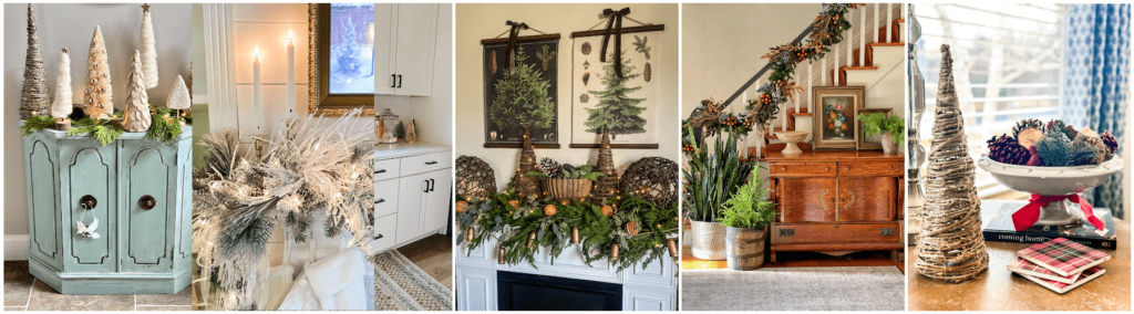 How to Make Easy and Attractive Displays Using Faux Evergreens - Pinecone  Cottage Retreat