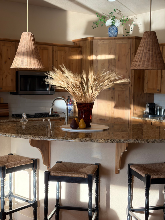 Tuesdays with Tracy wheat on kitchen counter