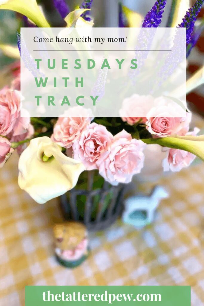 Tuesdays With Tracy April Blog: Pink flower in boquet