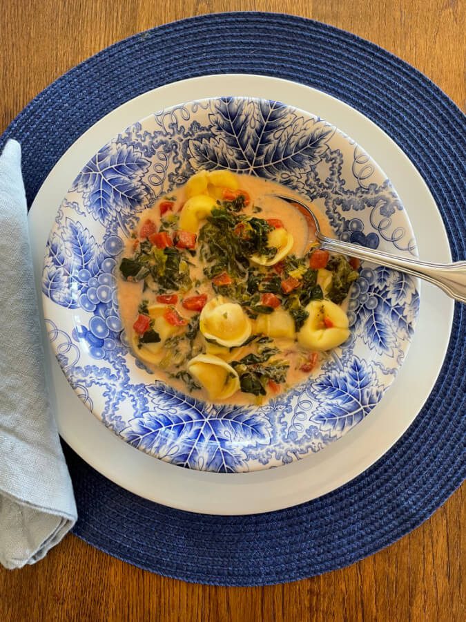 Tortellini soup