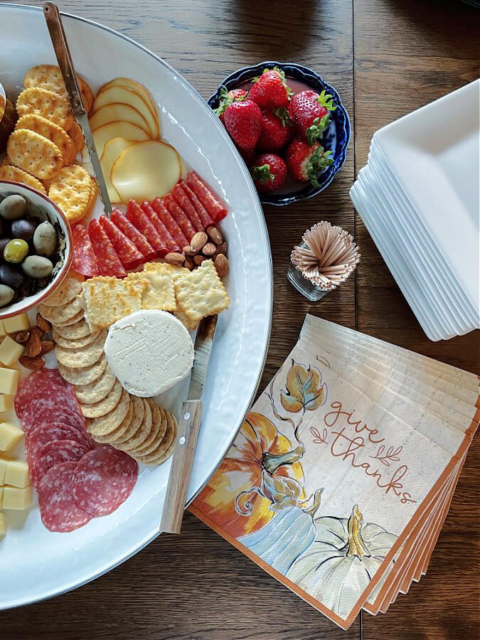 tray of food