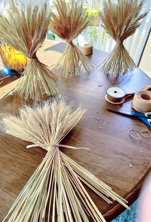 creating wheat bundles