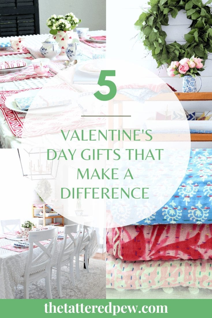 Use these 5 Valentine's Day Gift that make a difference to brighten someone's day!