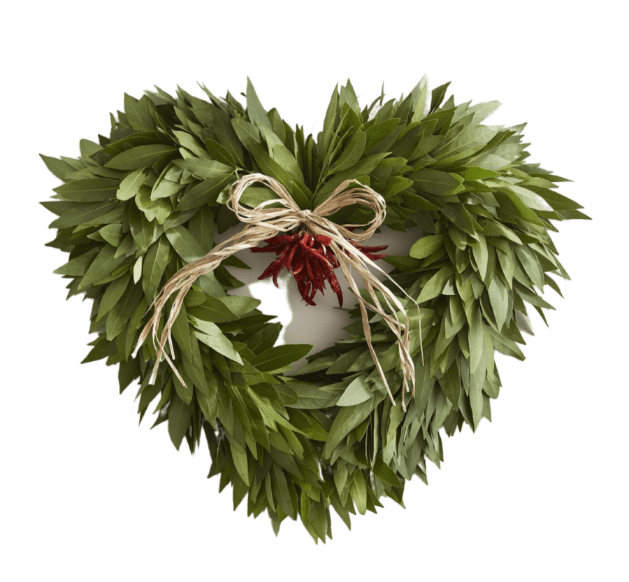 heart shaped wreath