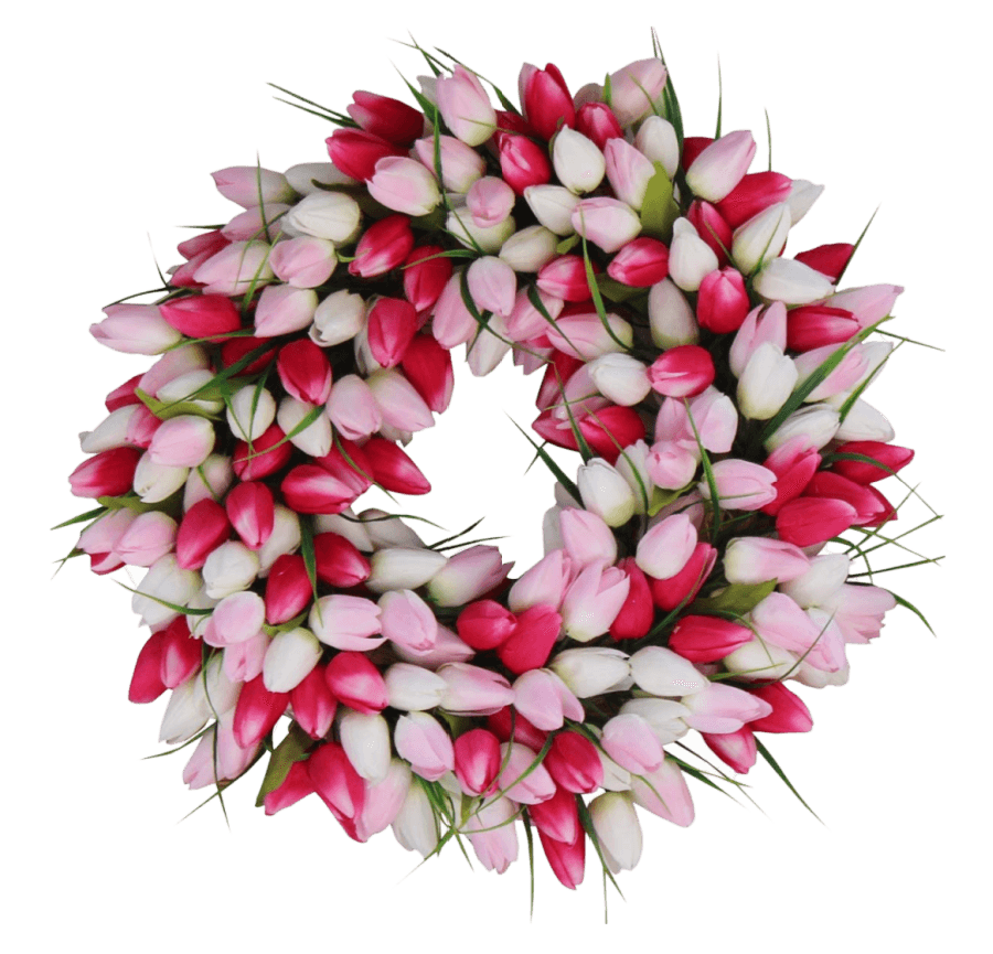 tulip wreath