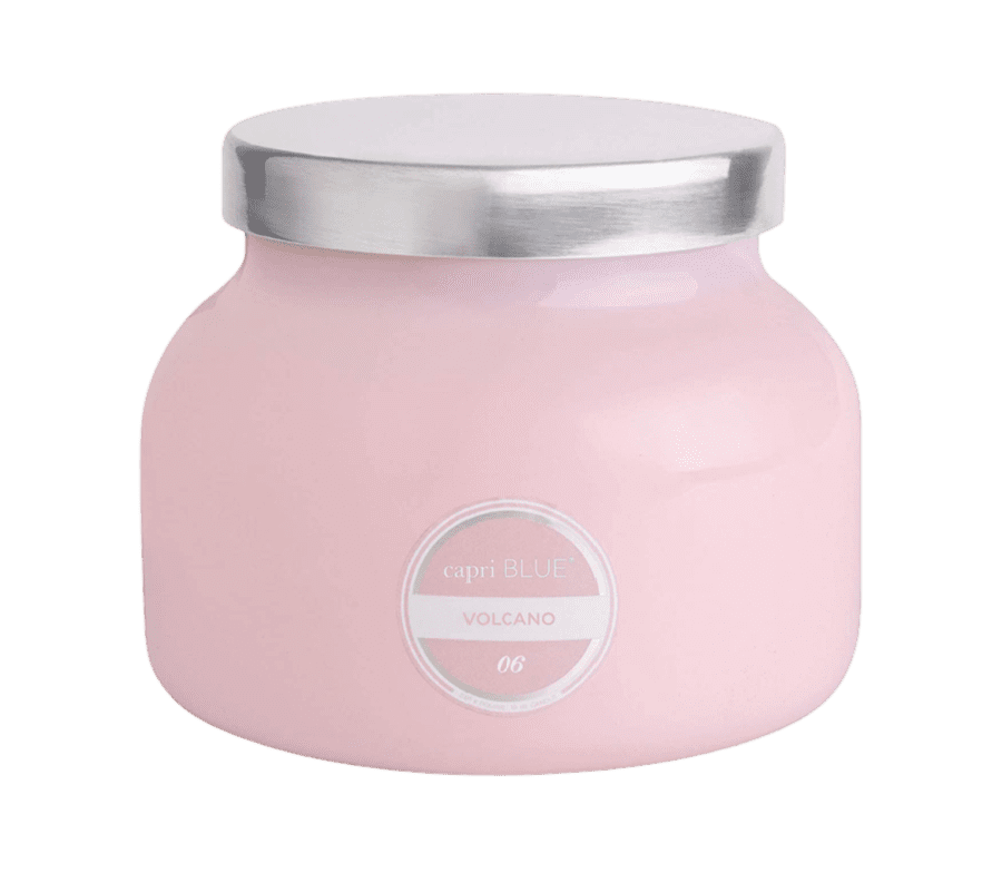 pink capri candle