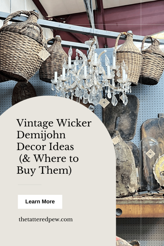 Vintage Wicker Demijohn Decor Ideas (& Where to Buy Them)