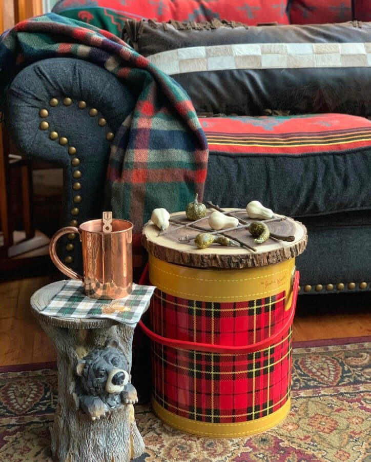 Welcome Home Saturday: Vintage Scotch Cooler Decorating