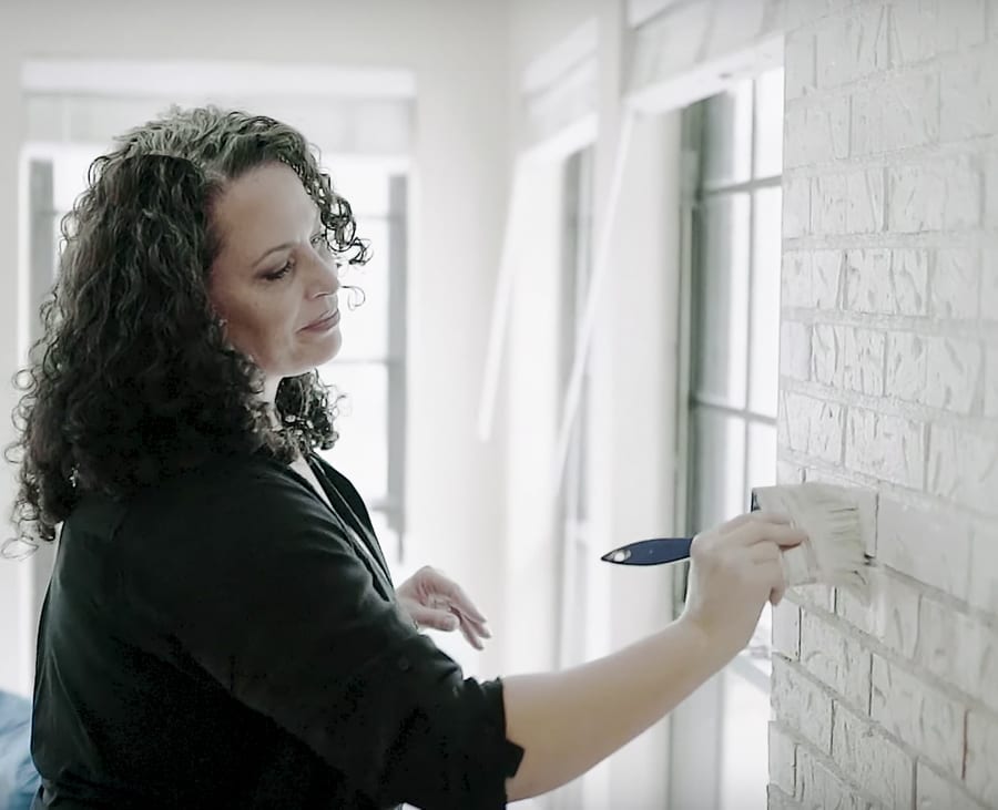 Welcome Home Sunday: 3 easy steps to update pre-painted brick.