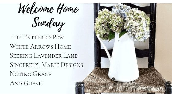 Welcome Home Sunday featuring a weekly guest!