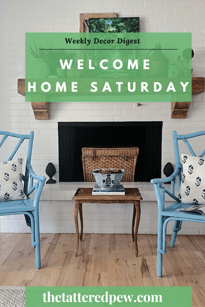 Welcome Home Saturday Blue Chairs