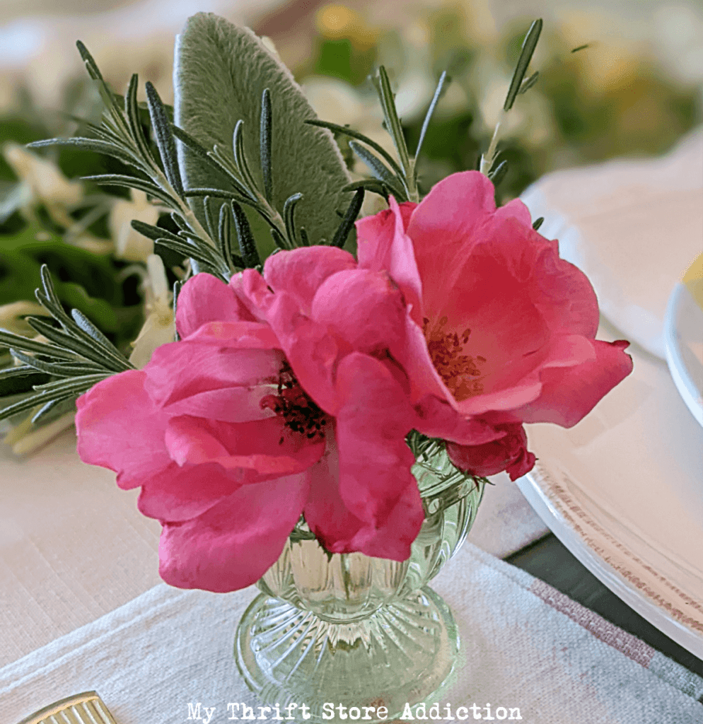 How to repurpose clearance egg cups to create lovely mini bouquets in less than 15 minutes! Welcome Home Saturday: Egg Cup Bouquets
