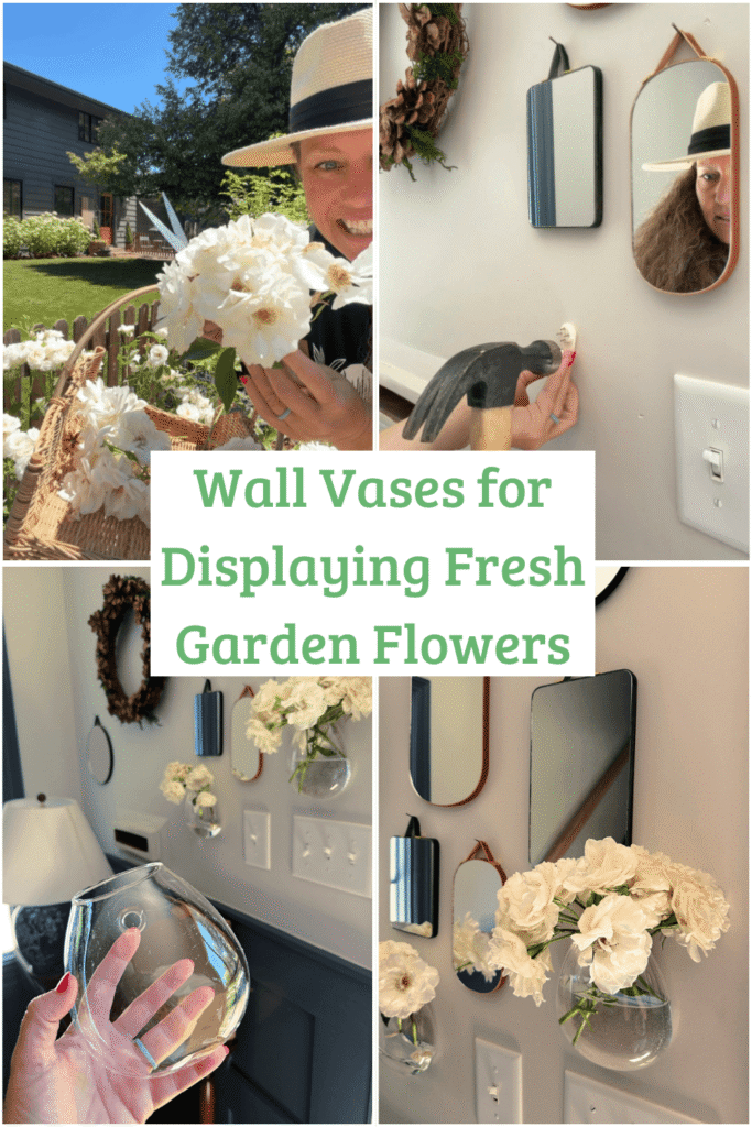 Wall Vases for Displaying Fresh Garden Flowers