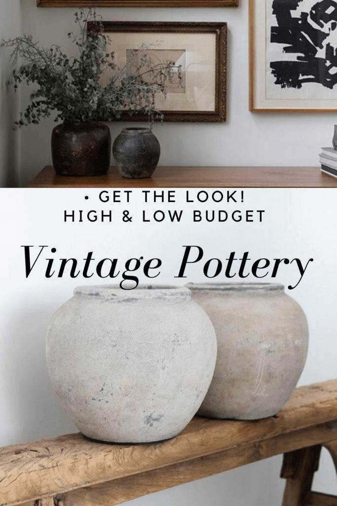 Welcome Home SUnday: get the look of vintage pottery!