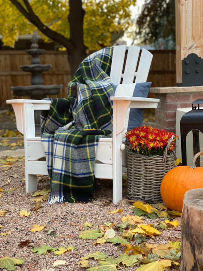 Welcome Home Saturday with Cloches and Lavender: Fall Out back