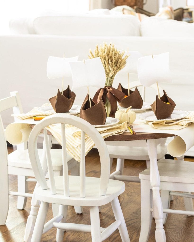 Welcome Home Sunday: Children's Thanksgiving Tablescape