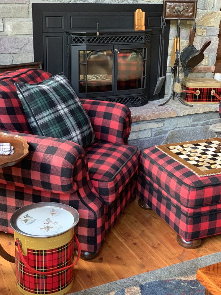 Welcome Home Saturday: White Arrows Home Plaid Chairs