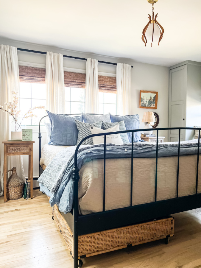 An affordable Spring refresh in our master bedroom.
