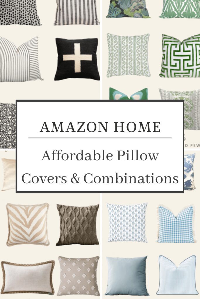 Amazon Home affordable pillow covers and combinations