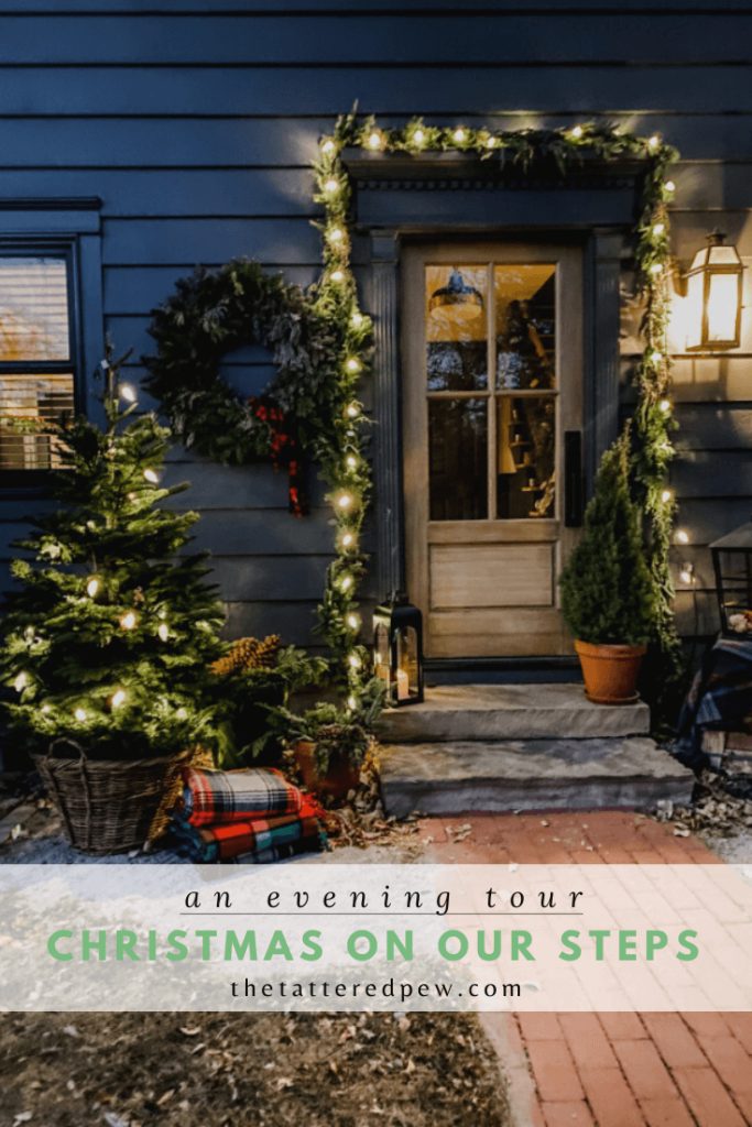 Christmas on our steps: An evening tour