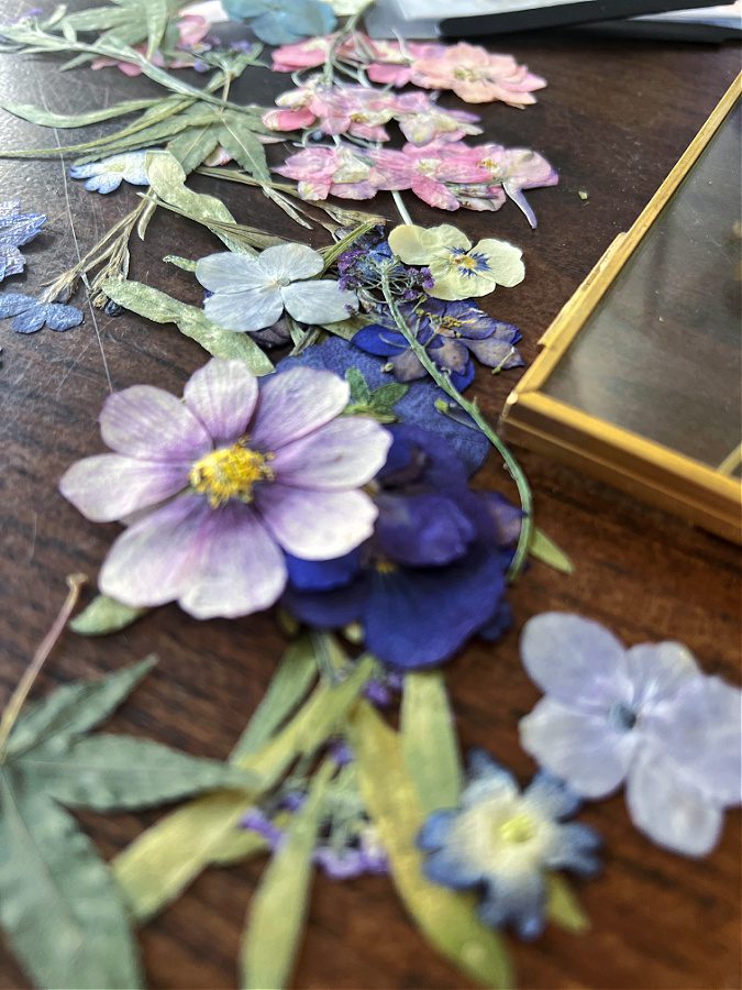 Beautiful and Simple Framed Pressed Flowers » The Tattered Pew