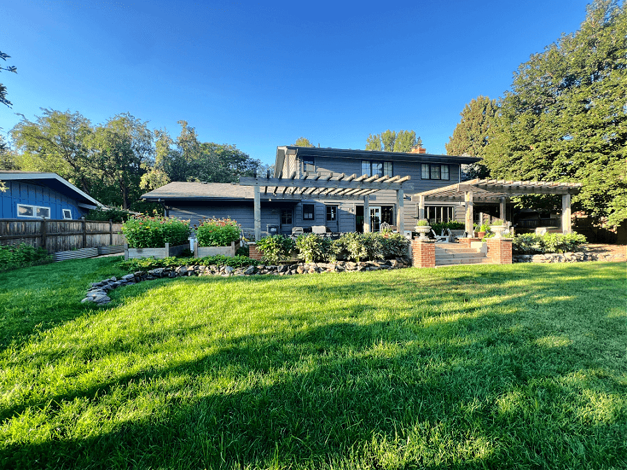 August Garden Update Backyard