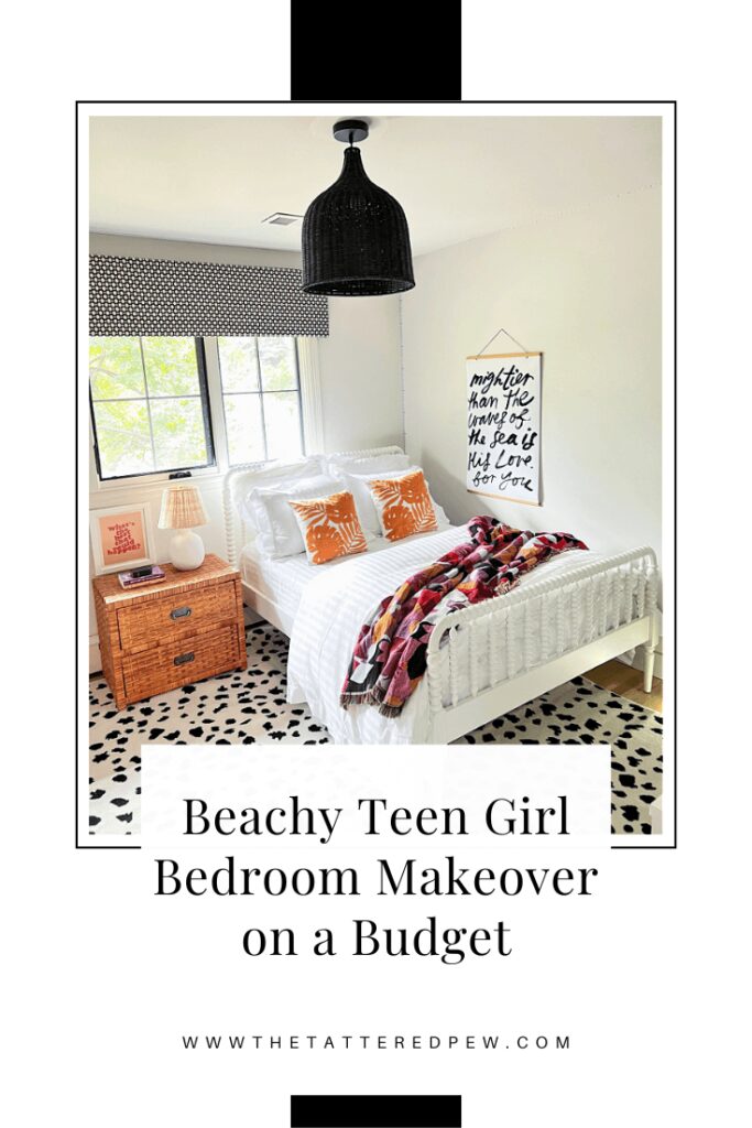 Beachy Teen Girl Bedroom Makeover