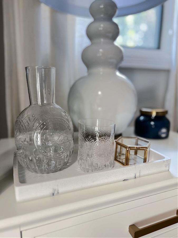 bedside water carafe