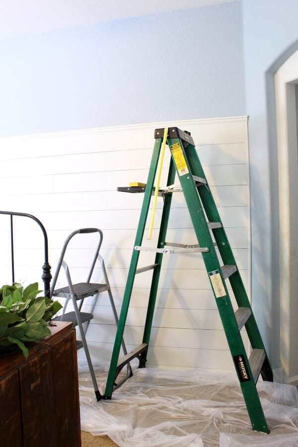 Do you wonder where to start your wallpaper? I share all of my wallpapering tips!